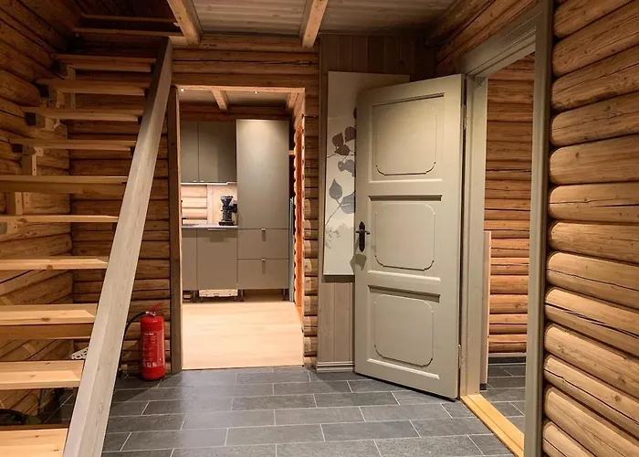 Semesterbostad Authentic Log Within Walking Distance Of Hafjell