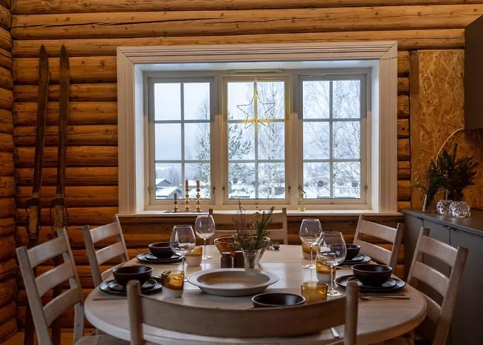 Authentic Log Within Walking Distance Of Hafjell