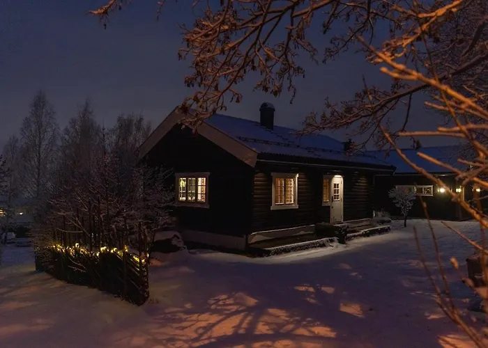 Authentic Log Within Walking Distance Of Hafjell Feriehus *